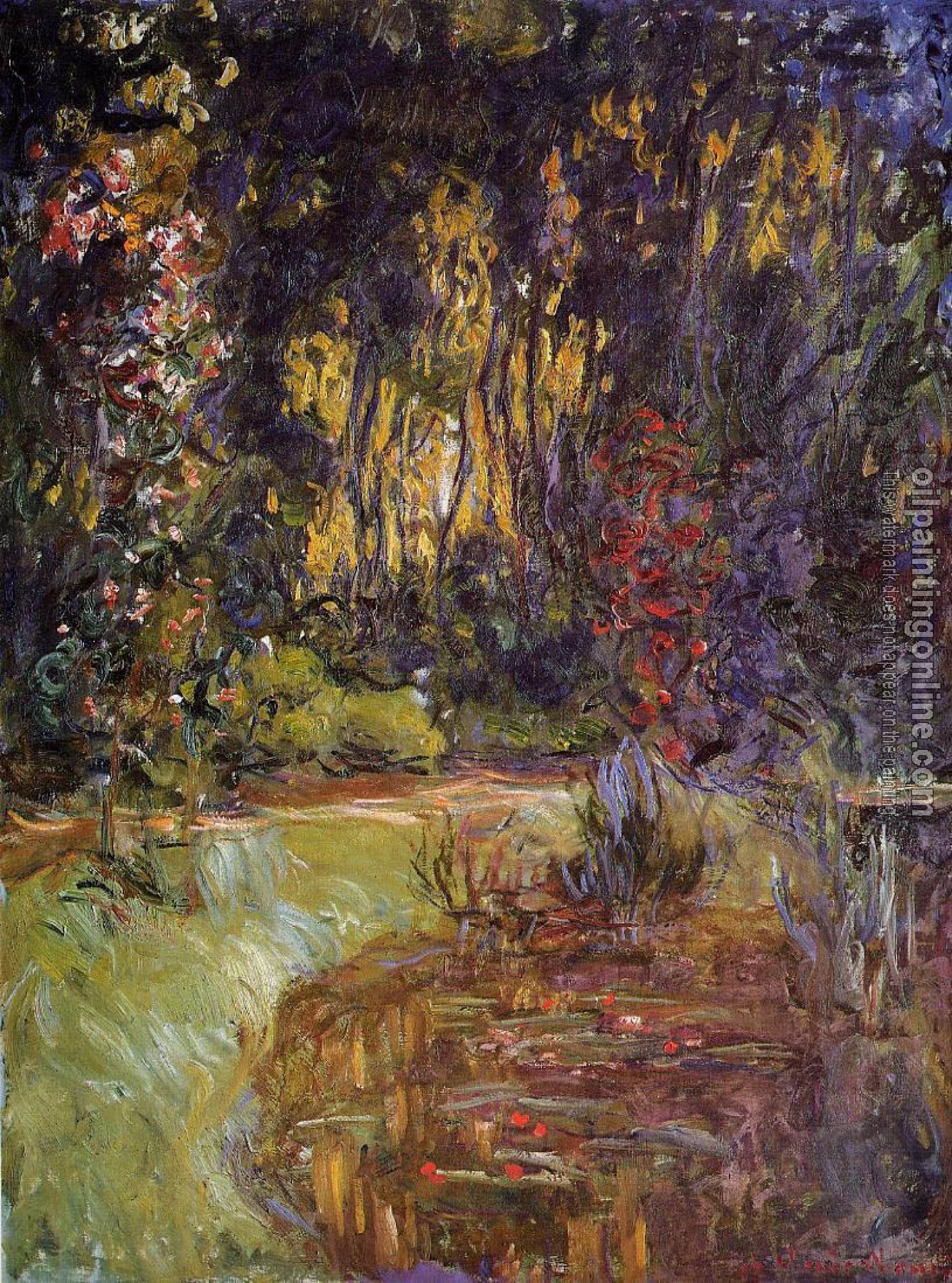 Monet, Claude Oscar - Water-Lily Pond at Giverny